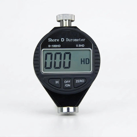 Pro Grade Digital Durometer And Shore A Hardness Tester Designed For Fast Bench Reads With A Sharp High Contrast Display serving precise rubber measurements.