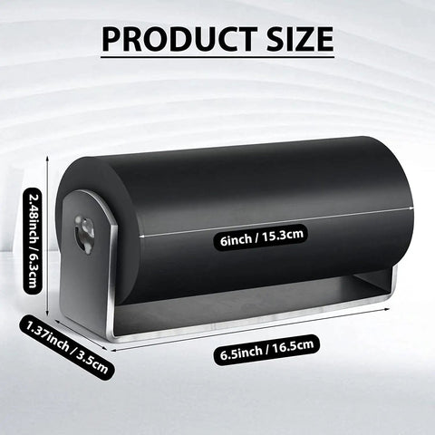 6 Inch Slide Gate Roller Set Of 2 With Weld-On Bracket For Gate Hardware - Heavy Duty Rubber Roller, size dimensions shown