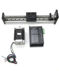 Badass Precision 42Mm Wide Linear Guide Actuator With Sfu1610 Ball Screw Slide Table Cnc Motor Kit with driver and stepper motor.
