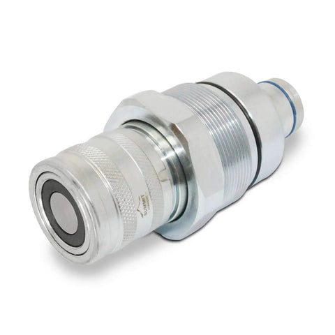 Kubota V1311-77150 Replacement Hydraulic Female Flat Face Quick Coupler For Skid Steer Cartridge Manifold ISO 16028 Compatible