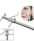Pro Grade Adjustable Bracket Height Orthodontic Gauge With Movable Locator For Precise Occlusion And Prosthodontics VDO Scale Measuring 20mm To 100mm Dentist Lab Tool For Implants And Dental Prostheses stainless steel gauge on face