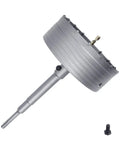 Heavy Duty Concrete Hole Saw 160 Millimeter 6.3 Inch With 220 Millimeter Sds Plus Shank Rod Tungsten Carbide Teeth Pro Masonry Core Boring Kit