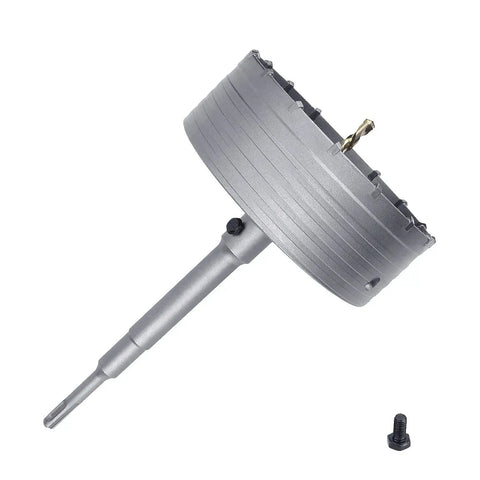 Heavy Duty Concrete Hole Saw 160 Millimeter 6.3 Inch With 220 Millimeter Sds Plus Shank Rod Tungsten Carbide Teeth Pro Masonry Core Boring Kit