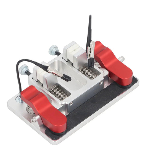 Helping Hands Soldering Station With Double Clamp Design And 12mm Opening Heavy Duty Aluminum Alloy Base Ceramic Clamp for electronics
