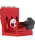 Pocket Hole Jig Set With Steel Bushings And Anodized Aluminum Body Delivers Precise 15 Degree Dowels For Woodworking