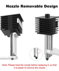 Side view of 3 Pack Hotend Kit With 0.2mm 0.4mm 0.6mm Nozzles For 3D Printers, Replacement Print Head Compatible With Bambu Lab A1 And A1 Mini