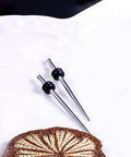 14 Gauge Ear Gauges Stretching Kit Set With 316L Surgical Steel Tapers And Insertion Pins on white background