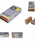 24V LED Power Supply SMPS Driver 220V AC To DC Converter For Indoor Lighting Constant Voltage IP20 Indoor Use Reliable LED Transformer For Strips And Fixtures Energy Efficient Safe And Quiet Operation metal housing