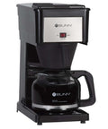 Velocity Brew High Altitude 10-Cup Home Coffee Maker with Speed Brew Tech and stainless steel hot water tank, front view