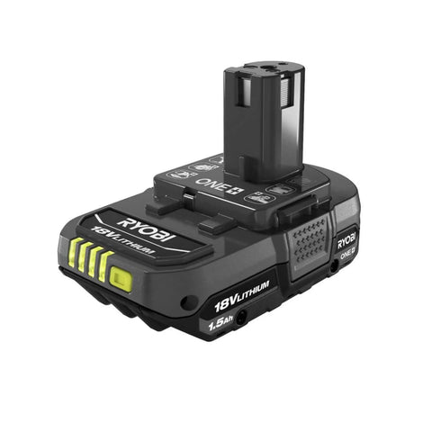 Ryobi 18V battery from Cordless 4 Inch Clamp Fan Kit With 18V Ryobi Battery, Charger, And Pocket Flashlight