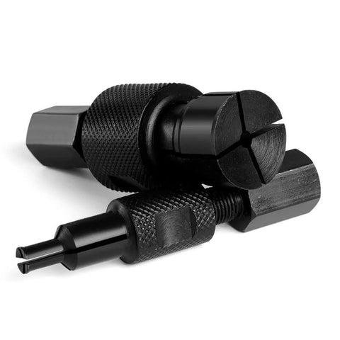 Blind Hole Bearing Puller Removal Tool with steel collet, ideal for auto repair, durable construction, fits 8mm to 9mm bearings.