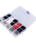 60 Piece RC Connector Kit With 2.54mm Male And Female Connectors ABS Terminals Easy Install No Fuss Quick Fit For Model Aircraft