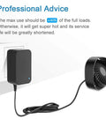 All In One 30W Adjustable Power Supply Adapter For Gadgets, 3V To 12V Output With 5V 2.1A USB Port, 14 Tips connected to a fan