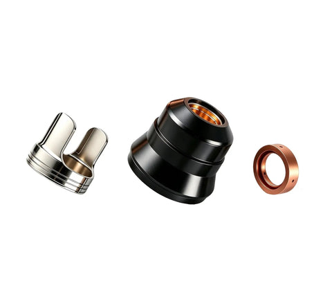 Plasma Cutter Consumables Kit 23 Pieces Replacement For Titanium Plasma65 Ti PC65 IPT 65 Models standoff guide, swirl ring, cap