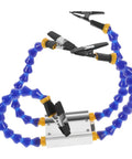 Heavy-Duty Soldering Helping Hand Tool With Flexible Arms And Welding Station Holder for Expert PCB Repair.