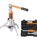 Hydraulic Gear Puller Kit With 5 Ton Capacity And 8 Inch Jaw, 2 Or 3 Jaws, Vertical And Horizontal Pull, with case and tools