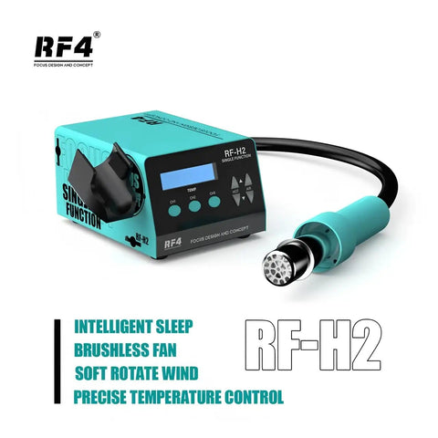 Beefy 1000W Desoldering Hot Air Gun Soldering Station with Digital Display and Smart Temperature Control, RF-H2 model, anti-static