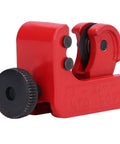 Compact Mini Tubing Cutter Tool, All Steel Alloy Build, Cuts Soft Copper, Brass, And Aluminum 3 Through 22mm, Perfect For Tight Auto And Electrical Work, Handy, Durable, Ready To Roll.