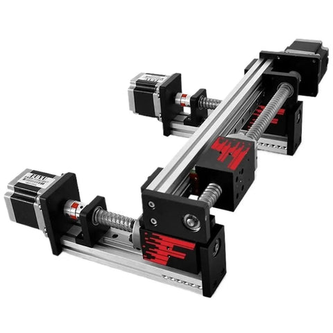 Three Axis Linear Slide Table Stage With Ball Screw And Stepper Motor For 3D Printers, rock-solid steel linear motion stage