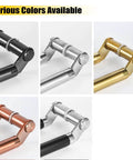 Various colors of chrome finish push pull barn door handle set for glass wood and aluminum doors interior or exterior