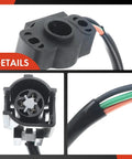 Throttle Position Sensor For Ford Broncos And Econoline Vans 1985 To 1996 Ready To Install Plug And Play TPS Fits 5.0L And 5.8L V8 Engines Replaces OE, 3-pin connector detail