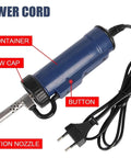 Portable Tin Solder Desoldering Vacuum Pump With 3 Suction Nozzles One Hand Operation Pro Grade Large Capacity Fast Strong Vacuum