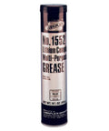 Lithium Complex Grease Cartridge, 1500 Series, front view showing label, 14.5 oz, high-temp multi-purpose lubricant for industrial use.