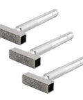 Three Pack Diamond Wheel Dresser For Bench Grinders Truing Deburring Aluminum Oxide And Silicon Carbide Wheels with diamond abrasive heads.