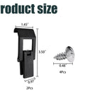 Beefed Up Replacement Draw Latches For Cambro Food Service Carts And Storage Trolleys Heavy Duty POM Plastic 2 Pack with screws