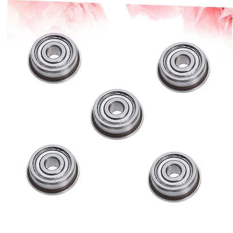 Solid 5 Pack Ball Bearing Extruder Swap For 3D Printers Fatigue Resistant Replacement Pulleys Gears No Sweat DIY Hookup Slick Silver Finish Run Bulletproof For Everyday Creative Projects