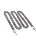 Straight Up Heavy Duty 220v Finned Heating Element Electric Fin Heater with stainless steel build for fast hot air.