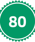 Illustration of an 80-tooth gear symbol for QuickRelease Reversible Ratchet With 80-Tooth Fine-Tooth Gear, 4.5-Degree Re-Engagement
