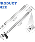 RC Boat Drive Shaft Kit With 200mm Shaft, 25mm Sleeve, 36mm Propeller Trio And Coupling Joint For 4mm Motor Shafts Durable DIY Propulsion Assembly For Fast Smooth Boat And Submarine Builds, stainless steel parts and sizes
