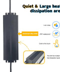 Rock Solid 300W 12V Led Driver Power Supply IP67 Waterproof with aluminum alloy shell and heat dissipation features.