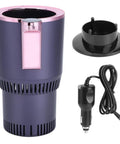 Premium Dual Action Car Beverage Warmer And Chiller Cup With Sharp Digital Temp Gauge 12 Volt Cigar Interface Aluminum Build.