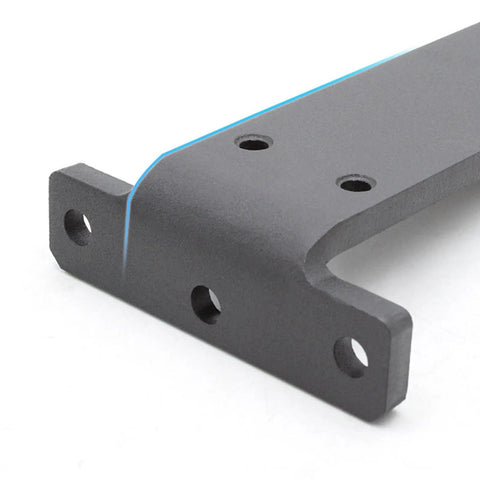 Heavy Duty Built Tough Floating Shelf Brackets 6mm Thick Steel L Brackets For Wall Mounted Shelves Hidden Hardware With Screws 2 Pack Black 150mm Long Durable Coating Smooth Edges Easy Install close-up