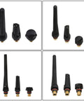 Pro Grade TIG Welding Torch Kit With Alumina Nozzle Collets And Stubby Gas Lens Fittings for WP17 WP18 WP26 components