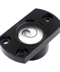 Alien Horizontal Spirit Bubble Level L 37mm with embedded metal flange for mechanical debugging tools in black.