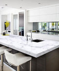 White Marble Peel And Stick Contact Paper Self Adhesive Wallpaper For Furniture Desks Countertops Cabinets Shelves And Walls