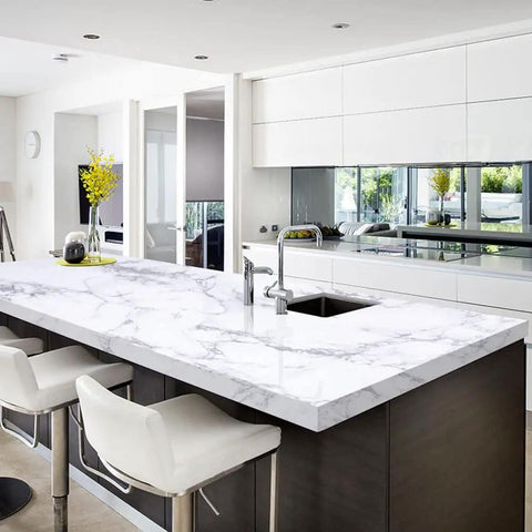 White Marble Peel And Stick Contact Paper Self Adhesive Wallpaper For Furniture Desks Countertops Cabinets Shelves And Walls