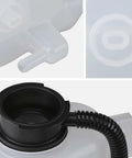 Reliable Aftermarket Coolant Reservoir Expansion Tank With Cap showing the top opening and side fitting for easy fluid access.
