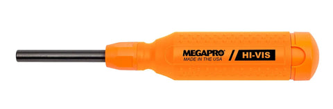 Hi Vis 15 In 1 Multi Bit Screwdriver With Bright Orange High Visibility Handle, Retractable Bit Storage, Easy Guide Rotating Collar