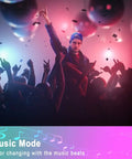 Party with Smart RGB Led Strip Lights For Bedroom 100 Ft With Music Sync Remote enhancing colorful ambiance to music beats.