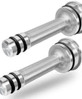 2 Pack 6L80 6L90 8L90 Transmission Thermostat Bypass Kit With CNC Machined Aluminum Valve And Buna O Rings, Durable Bypass Tool For GM Transmissions