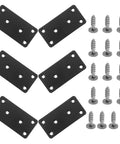 Heavy Duty Stainless Steel Corner Brace Brackets For Wood Furniture Repair With Solid Support And Strong Reinforcement Flat Mending Plates With Screws