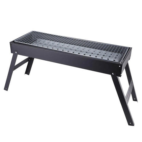 Portable Stainless Steel BBQ Grill For Camping And Picnics Lightweight Foldable Outdoor Grill With Durable Iron Construction Travel Friendly