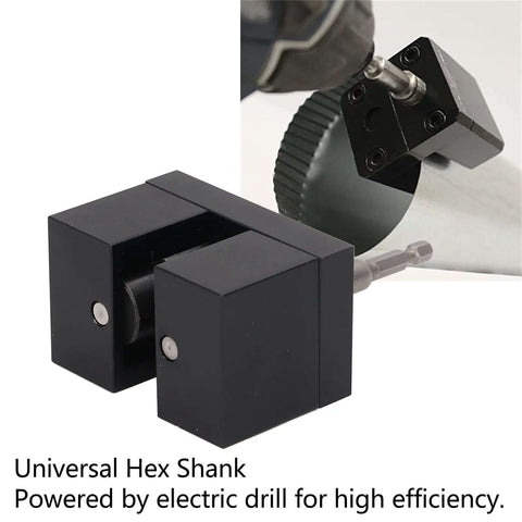 Portable Impact Power Assisted Crimper For Duct And Pipe with Universal Hex Shank