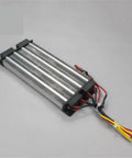 Top Tier Ptc Ceramic Air Heater Serving Up 220 Volt 2000 Watt Kickin Warmth With Slick Surface Insulation and connectors.