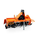 37 Inch 3 Point Rotary Tiller Attachment For Category 1 Tractors PTO Driven Cultivator With 540 RPM Gearbox, side view