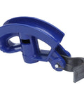 Heavy Duty C45 Steel Manual Pipe Bender Fits 1/2 To 3/4 Inch Tubing And Conduit with blue finish for precise bending.